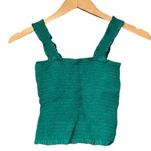 NWT Tres Bien All Over Smocked Cami